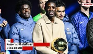 Nasser al-Khelaïfi sur la prolongation d'Ousmane Dembélé au PSG : « On a un salary cap, comme tout le monde le sait » - Foot