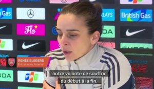 Arsenal - Slegers : "J'ai aimé notre volonté de souffrir"