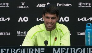 Tennis - Open d'Australie 2026 - Carlos Alcaraz : "Si Alexander Zverev veut me battre, il va devoir beaucoup transpirer"