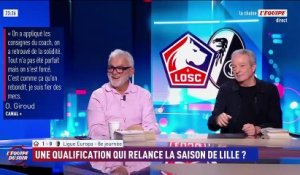 Grâce à Olivier Giroud, Lille termine la phase de ligue sur une victoire et jouera les play-offs de Ligue Europa - Foot - Ligue Europa