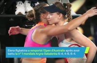 Open d'Australie - Rybakina sacrée face à Sabalenka !