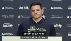 Seattle Seahawks - Macdonald : "Au jour le jour avec Darnold"