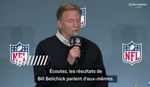 NFL - Pour Goodell, Belichick et Kraft méritent d’être au Hall of Fame