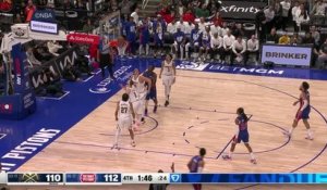 Pistons - Tobias Harris, un panier à trois points avec du suspense