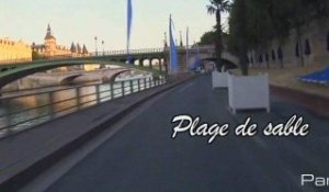 Paris Plages : les quais de Seine d'est en ouest