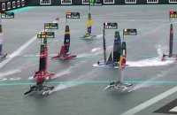 Violente collision entre les F50 français et néo-zélandais au Sail Grand Prix d'Auckland, Audinet hospitalisée - Voile - SailGP