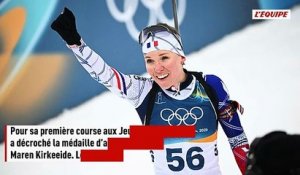 Océane Michelon en argent et Lou Jeanmonnot en bronze sur le sprint - Biathlon - JO