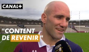 Maxime Lucu réagit à son retour en TOP14