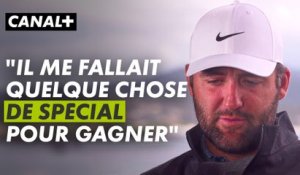 La réaction de Scottie Scheffler après son dernier tour à Pebble Beach