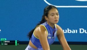 Dubaï - Baptiste jette l'éponge, Eala défie Paolini