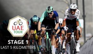 UAE Tour 2026 - Étape 1 - Isaac Del Toro remporte la 1ère étape, Jonathan Milan a chuté