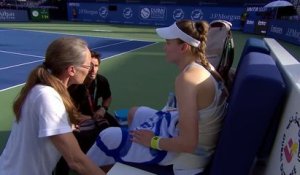 Dubaï - Trop fatiguée, Rybakina abandonne à son tour face à Ruzic