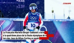 Berger Sabbatel termine au pied du podium, Maier championne olympique - JO 2026 - JO 2026 - Skicross - Jeux Olympiques