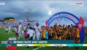 Nouvel échec pour Neymar, éliminé dès les quarts de finale du Championnat de Sao Paulo avec Santos - Foot - Brésil