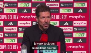 Atlético - Simeone : "Griezmann ? Je l'aime beaucoup, je veux toujours le meilleur pour lui"