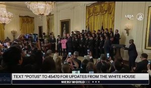 Messi offre à Trump un ballon signé - Foot - MLS