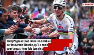 Tadej Pogacar remporte les Strade Bianche devant Paul Seixas - Cyclisme