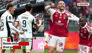 Rennes enchaîne une quatrième victoire en Ligue 1, Brest gagne aussi, Lille accroché par Lorient - Foot - Ligue 1