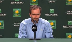 BNP Paribas Open 2026 - Daniil Medvedev : "Quand je joue bien, je suis difficile à affronter"