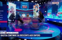 Des supporters de Bastia tentent de s'introduire dans les vestiaires après la défaite contre Boulogne - Foot - Ligue 2