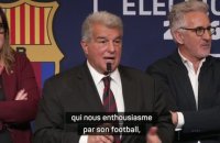 Barcelone - Laporta apporte son soutien à Flick après sa réélection à la présidence