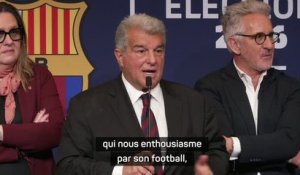 Barcelone - Laporta apporte son soutien à Flick après sa réélection à la présidence