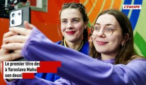 Yaroslava Mahuchikh titrée en saut en hauteur, Muhammad Kounta disqualifié sur 400 m - Athlé - Mondiaux indoor