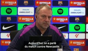Barça - Flick : "Nous devons maintenir le niveau affiché face à Newcastle"