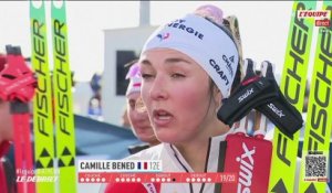 Camille Bened : « J'ai eu mes règles ce matin, donc vraiment pas d'énergie » - Biathlon - Coupe du monde