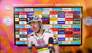 Milano-San Remo 2026 - Tadej Pogacar : "Pendant une seconde, j’ai cru que c’était fini"