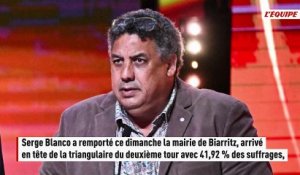 L'ancien arrière du XV de France et du BO Serge Blanco élu maire de Biarritz - Rugby