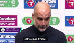 Guardiola : « La satisfaction de battre la meilleure équipe d'Europe » - Foot - League cup