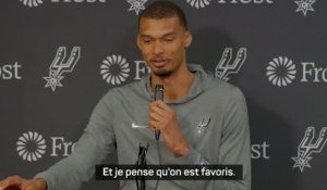 Spurs - Wembanyama voit les Bleus favoris pour la Coupe du monde 2026