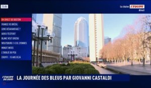 L'équipe de France est arrivée à Boston - Foot - Bleus