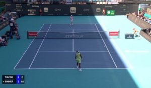 Miami - Sinner sans pitié pour Tiafoe