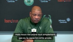Bucks - Une saison sans playoffs, pour Rivers, les blessures expliquent l'échec