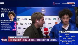 Akliouche après sa belle performance face à la Colombie : «Avoir gagné ma place pour la Coupe du monde ? Je ne sais pas» - Foot - Bleus