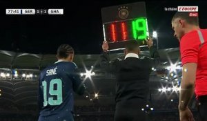 Leroy Sané sifflé par son public - Foot - Amical - Allemagne