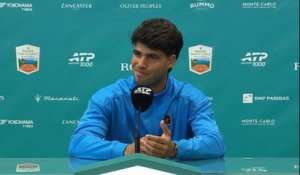 Rolex Monte-Carlo Masters 2026 - Carlos Alcaraz : "Jannik Sinner revient toujours plus fort et encore meilleur"