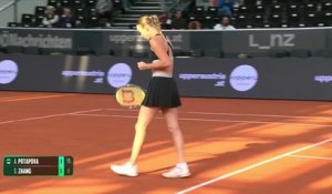 Linz -  Potapova passe au deuxième tour