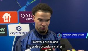 PSG - Zaïre-Emery en partie frustré mais confiant pour le retour