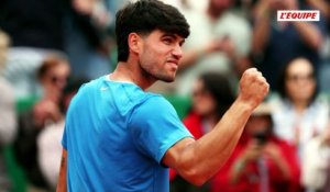 Carlos Alcaraz sans pitié pour Alexander Bublik en quarts de finale - Tennis - Monte Carlo