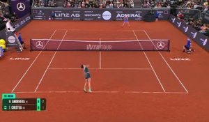 Linz - Andreeva écarte Cirstea et file en demi