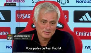 Benfica - Mourinho reste flou sur son avenir malgré les rumeurs Madrid