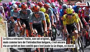 Costaud au sprint, Jhonatan Narvaez remporte la 4e étape du Giro, Giulio Ciccone nouveau leader - Giro