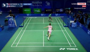 Arnaud Merklé échoue en demi-finales des Championnats d’Europe après sa défaite contre Anders Antonsen - Badminton