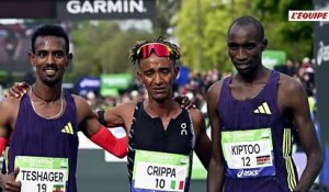 L'Italien Yemaneberhan Crippa remporte le Marathon de Paris, l'Éthiopienne Shure Demise bat le record chez les femmes - Athlé - Schneider Electric Marathon de Paris