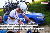 Tadej Pogacar a crevé et a dû changer de vélo sur Paris-Roubaix, Mathieu Van der Poel, lui, a crevé à deux reprises - Cyclisme - Paris-Roubaix