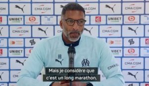 Marseille - Beye s'attend à vivre "un long marathon" dans la course à la 3e place