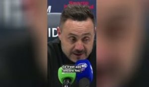 Tottenham - De Zerbi : "Ce n'est pas encore fini"